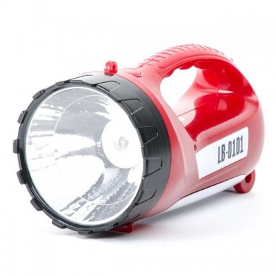Фонарь аккумуляторный 1 LED 5W+15 SMD INTERTOOL LB-0101 Красный