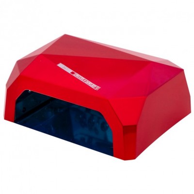 УФ лампа для наращивания ногтей на 36 Вт Beauty nail CCF + Led сенсор гель, лак Красная