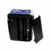 Радиоприемник Golon RX-9133 USB microSD с фонариком Чёрный с синим