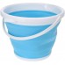 Ведро 5 литров туристическое складное Collapsible Bucket Синий