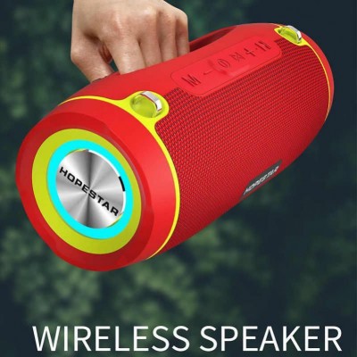 Портативная Bluetooth колонка Hopestar H45 Party ФМ, MP3, USB Красная