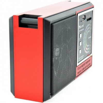 Портативный радио приемник "GOLON" RX-002UAR USB FM Красный