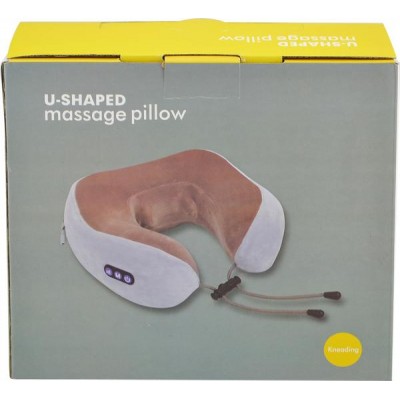 Массажная подушка для шеи U-shaped Massage pillow портативный массажер, вибромассажер на батарейках