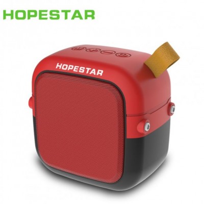 Беспроводная Bluetooth колонка HOPESTAR T5 mini Красная