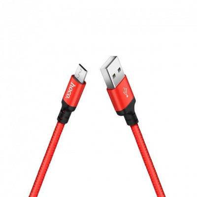 Кабель USB - Micro USB HOCO X14 Times speed 1.7A Красный