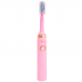 Электрическая зубная щетка Shuke SK-601 с 4-мя насадками Розовая