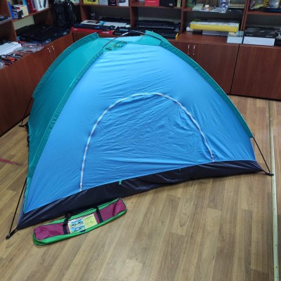 Палатка туристическая  2*1.5*1.1м Голубая (49482)