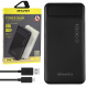 Внешний аккумулятор Power bank AWEI P5K 10000 Mah зарядная батарея Черный