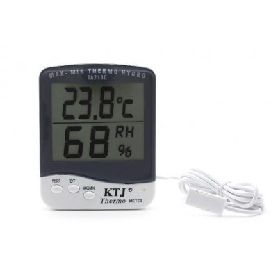Термометр-гигрометр TA-218 С с внешним датчиком температуры и влажности