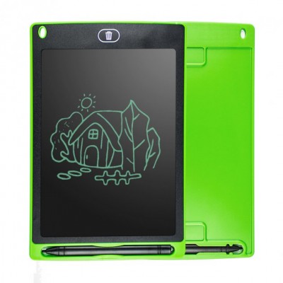Графический планшет (доска для рисования) 8.5" для рисования и заметок LCD Writing Tablet Зелёный