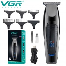 Машинка для стрижки волос триммер VGR V-070 с USB и индикатором зарядки зарядкой