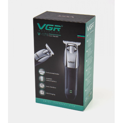 Машинка для стрижки волос триммер VGR V-171 с USB зарядкой