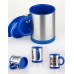 Кружка-мешалка чашка с крышкой SELF MUG 400мл Синий
