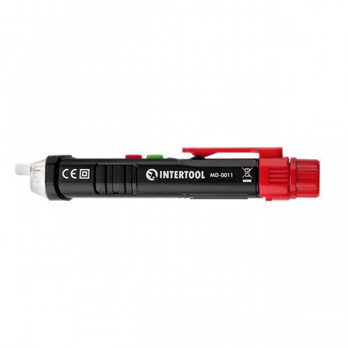 Тестер напряжения бесконтактный, LCD дисплей INTERTOOL MD-0011