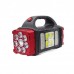 Аккумуляторный LED фонарь Hurry Bolt HB-1678 аварийный светильник с солнечной панелью Красный
