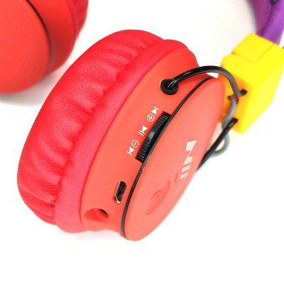 Беспроводные Bluetooth Наушники с MP3 плеером NIA-X2 Радио блютуз Разноцветные