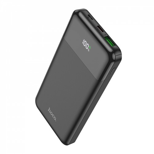 Внешний аккумулятор Power bank HOCO J102 Cool figure 20W 10000 Mah + QC03 батарея зарядка Чёрный