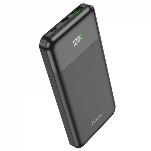 Внешний аккумулятор Power bank HOCO J102 Cool figure 20W 10000 Mah + QC03 батарея зарядка Чёрный