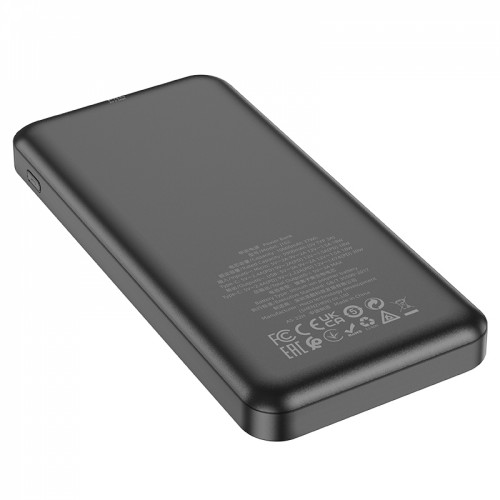 Внешний аккумулятор Power bank HOCO J102 Cool figure 20W 10000 Mah + QC03 батарея зарядка Чёрный