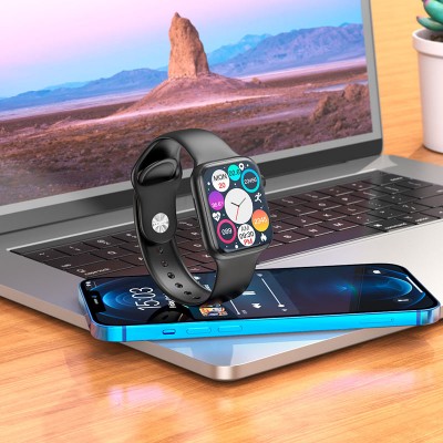 Смарт-часы HOCO Smart Watch Y5 Pro Bluetooth, 1.85 дюймов, IP67, поддержка звонков, сенсорный экран Черный