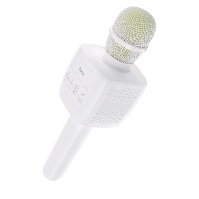 Беспроводной микрофон караоке HOCO BK5 Cantando karaoke microphone Bluetooth Белый