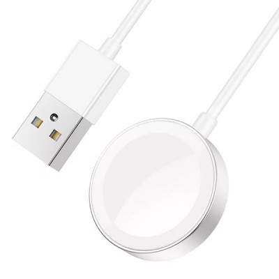 Беспроводное зарядное устройство для смарт-часов Hoco CW39 iWatch USB 10W Белый