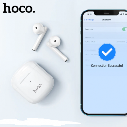 Беспроводные Bluetooth наушники Стерео Гарнитура HOCO EW19 Original series true Белые
