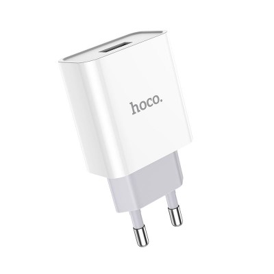 Зарядное устройство HOCO C81A Asombroso два USB порта Type-C со съёмным кабелем Белый