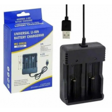 Зарядное устройство для аккумуляторов USB Li-ion Charger MS-5D82A 4.2V/2A с 2 слотами