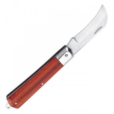 Нож электрика складной изогнутый INTERTOOL HT-0561