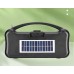 Портативная колонка, акустика J-ipok-P352 с солнечной панелью Чёрный с синим
