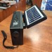 Радиоприёмник с солнечной панелью FM USB MicroSD и фонариком NS-4848S на аккумуляторе Чёрный