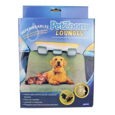 Подстилка чехол на сиденье для домашних животных Pet Zoom Loungee Auto Оливковый