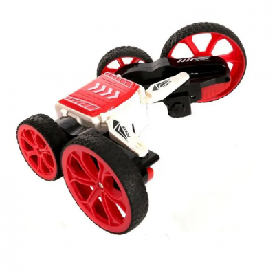 Детская трюковая машинка-перевертыш на радиоуправлении Stunt Car SY202K-1 Красная с чёрным
