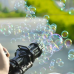 Пулемет из мыльных пузырей, BUBBLE GUN BLASTER машинка для пузырей, генератор мыльных пузырей, пузыремёт Чёрный