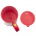 Кружка-мешалка чашка с крышкой SELF MUG 400мл Красная