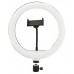 Кольцевая LED лампа 26 см QX-260 с держателем для телефона селфи кольцо для блогера