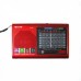 Радиоприёмник колонка с радио FM USB MicroSD Golon RX-6622 на аккумуляторе Красный