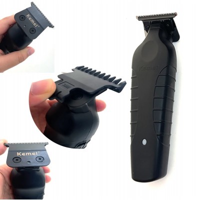 Беспроводная аккумуляторная машинка для стрижки волос с насадками Kemei KM-2299