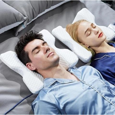 Ортопедическая изогнутая подушка для сна Nap pillow DL-137 с тоннелем для руки