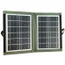 Солнечная панель трансформер CcLamp CL-670 7Вт зарядка от солнца Solar Panel Зелёная