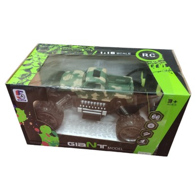 Джип игрушка на радиоуправлении 5 A 642 Q аккумулятор 3.7 V, пульт 27 Mhz, масштаб 1:16 Камуфляж Зелёный