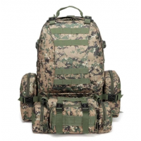 Рюкзак тактический военный с подсумками 55 л Tactical Backpack B08 Пиксель