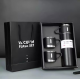 Подарочный набор Vacuum Flask SET вакуумный термос из нержавеющей стали 3 чашки Черный