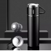 Подарочный набор Vacuum Flask SET вакуумный термос из нержавеющей стали 3 чашки Черный