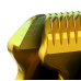 Триммер аккумуляторный для стрижки волос и бороды HC-228 с LED дисплеем + 3 насадки Золотой