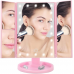 Тройное зеркало для макияжа с подсветкой 22 Led диода Розовое