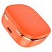 Беспроводные сенсорные Bluetooth TWS наушники HOCO EW18 с зарядным кейсом Оранжевые