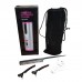 Беспроводная плойка с аккумулятором портативный стайлер для завивки волос портативная Hair Curler ST 603 Чёрная