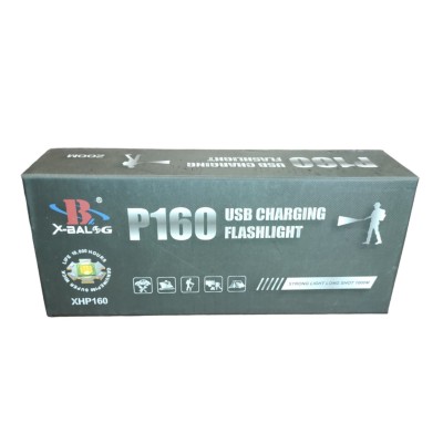 Фонарь ручной аккумуляторный X-balog BL-P916-P160 с функцией powerbank аккумулятор 26650